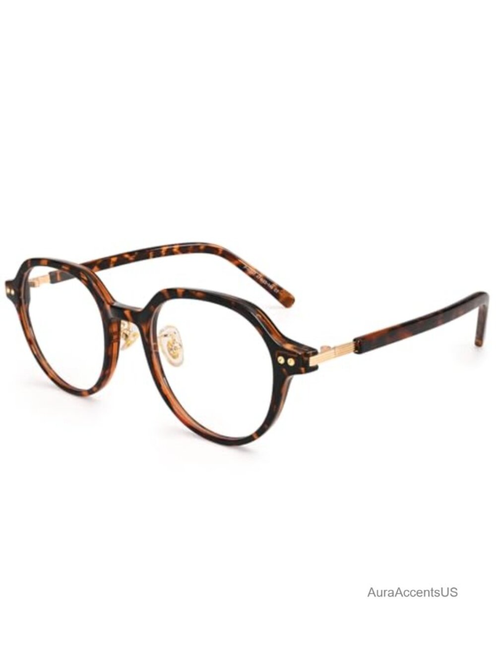 Oversized Round Blue Light Blocking Glasses Computer Eyewear